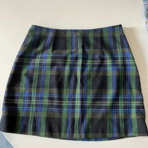 the Limited Plaid mini shirt